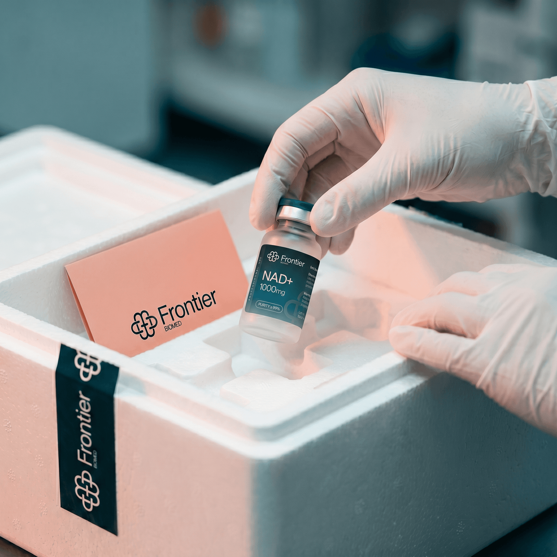 Frontier prescription fulfillment workflow from e-prescribe through pharmacy fill to cold-chain delivery