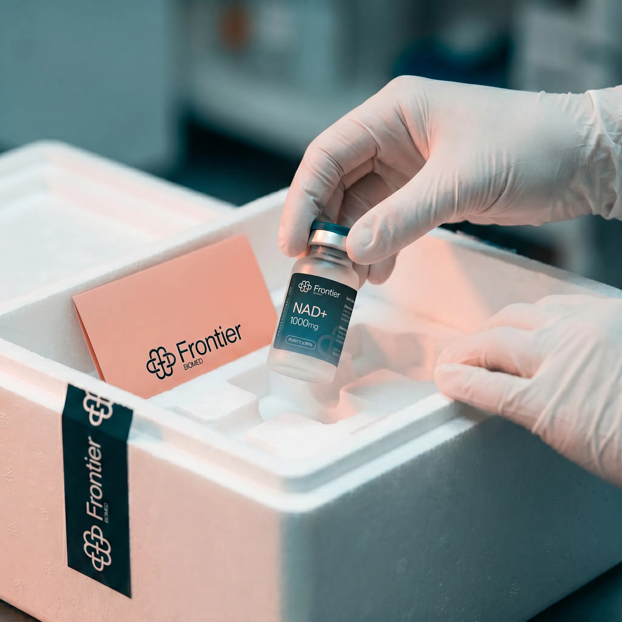 Frontier prescription fulfillment workflow from e-prescribe through pharmacy fill to cold-chain delivery